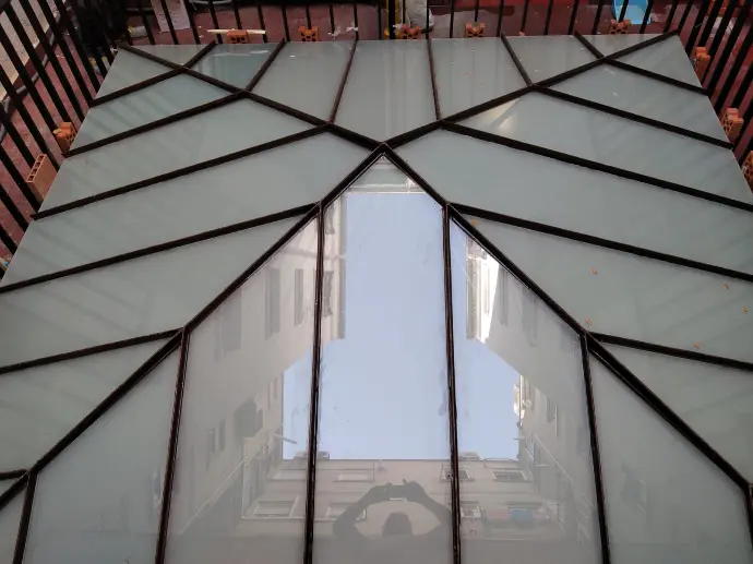 Trabajos en cristal claraboyas