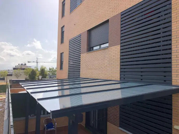 Trabajos en cristal terrazas